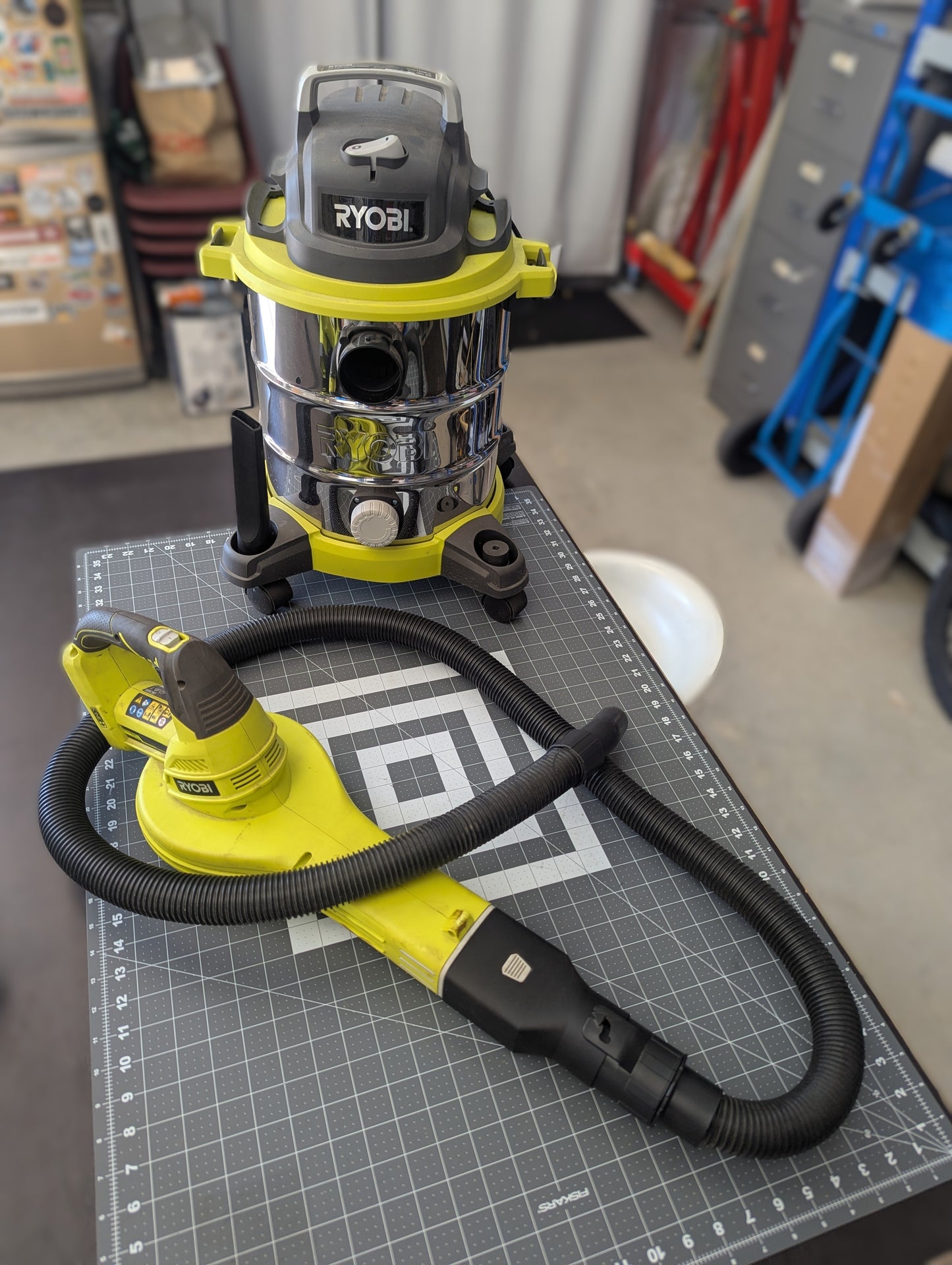 Ryobi Leaf Blower to Workshop Vac Adapter