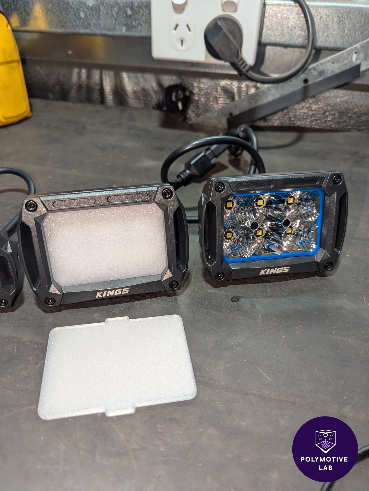 Kings Worklight V3 Large 4.4" Diffused Lenses (Pair)