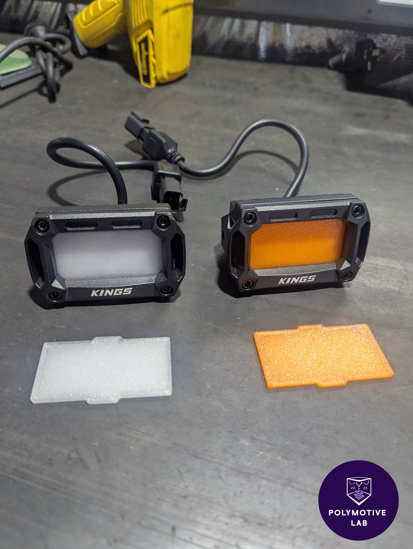 Kings Worklight V3 Small 3.3" Diffused Lenses (Pair)