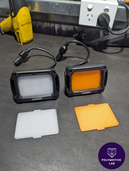 Kings Worklight V3 Large 4.4" Diffused Lenses (Pair)